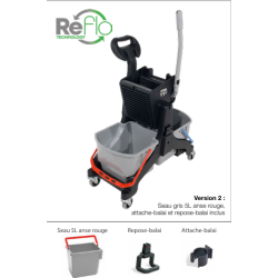Chariot de lavage - MIDMOP MMT1616 REFLO
