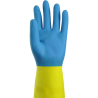 Gant latex bicolore