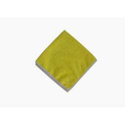 Lavette microfibre qualité supérieure jaune 320 gr/m²