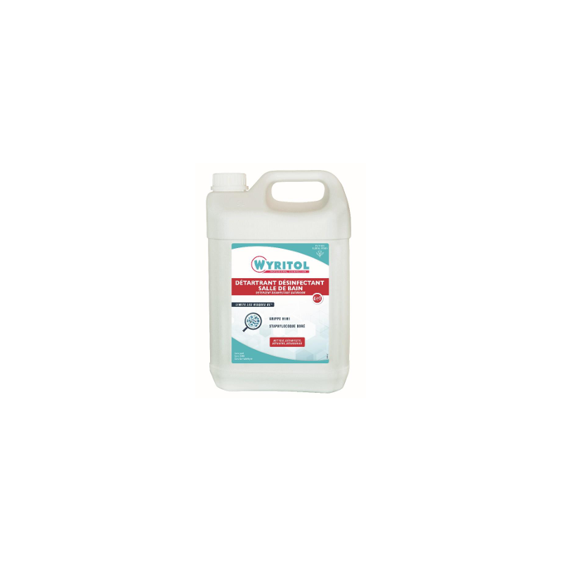 Désinfectant détartrant sanitaires - 5 LITRES Désinfectant détartrant sanitaires - 5 LITRES