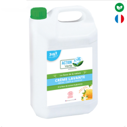 Crème lavante mains, corps & cheveux ecocert - 5L - ACTION VERTE