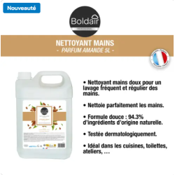 Nettoyant mains amande douce - 5L - BOLDAIR