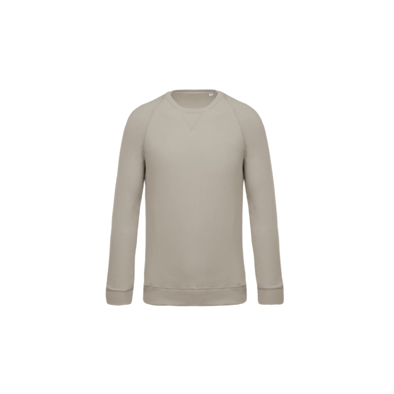 Sweat-shirt Bio col rond manches raglan homme Sweat-shirt Bio col rond manches raglan homme