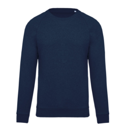 Sweat-shirt Bio col rond manches raglan homme