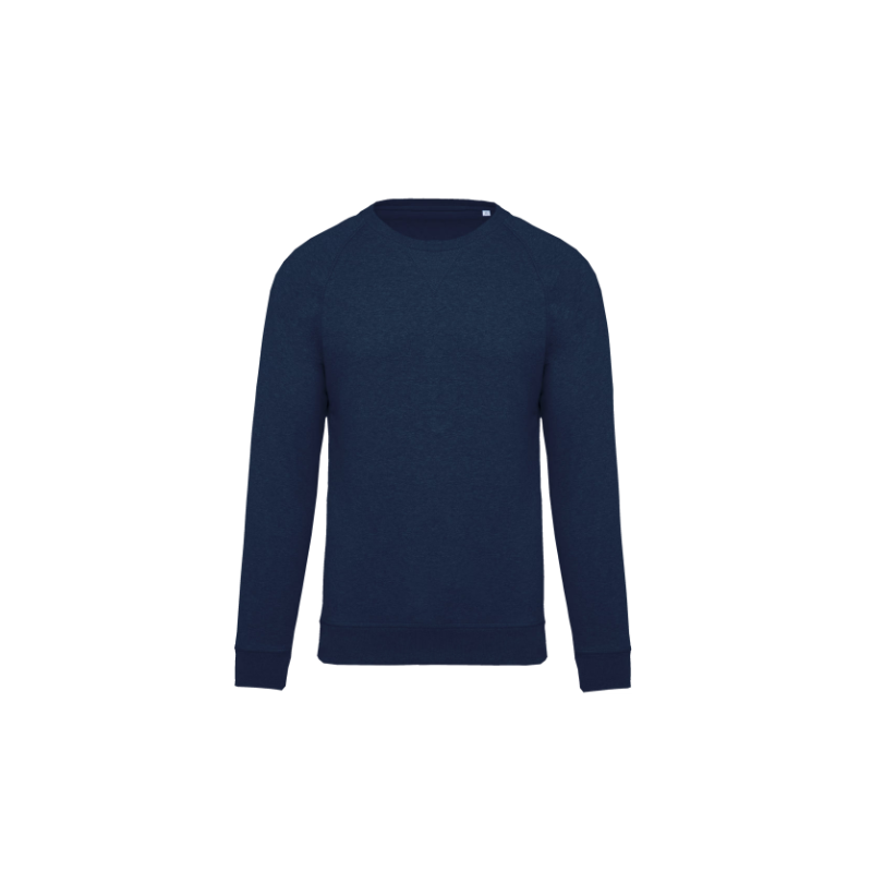 Sweat-shirt Bio col rond manches raglan homme Sweat-shirt Bio col rond manches raglan homme