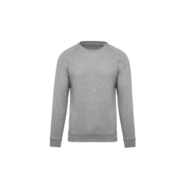 Sweat-shirt Bio col rond manches raglan homme Sweat-shirt Bio col rond manches raglan homme