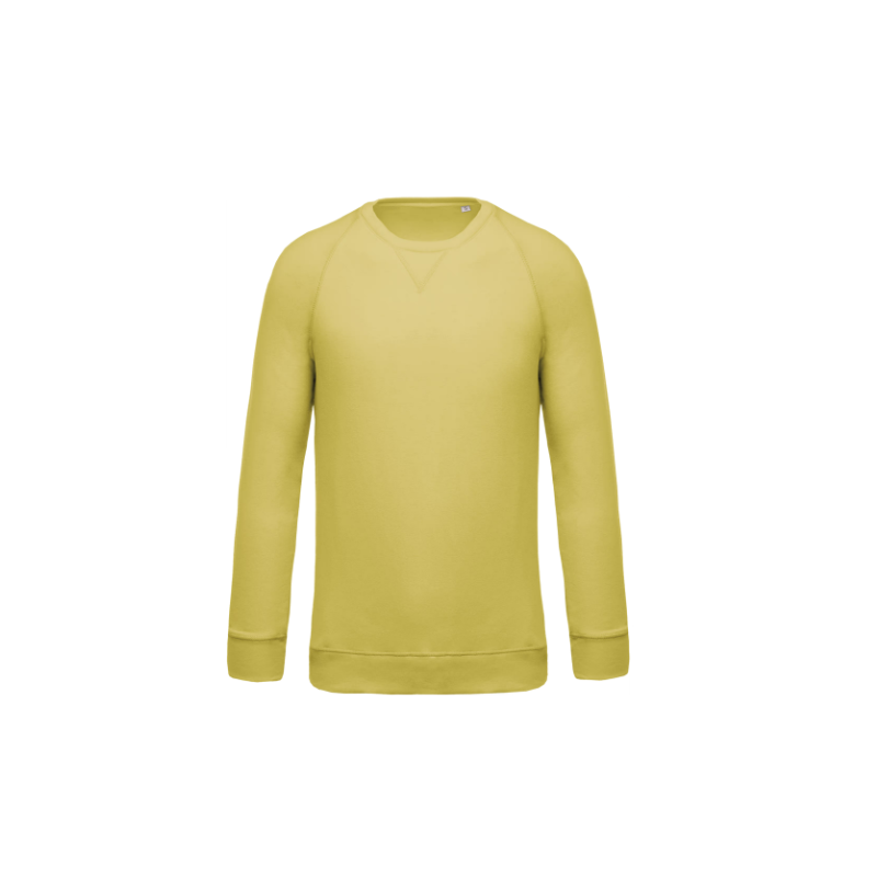Sweat-shirt Bio col rond manches raglan homme Sweat-shirt Bio col rond manches raglan homme