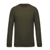 Sweat-shirt Bio col rond manches raglan homme