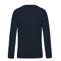 Sweat-shirt Bio col rond manches raglan homme