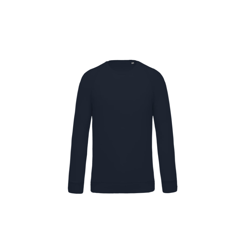 Sweat-shirt Bio col rond manches raglan homme Sweat-shirt Bio col rond manches raglan homme