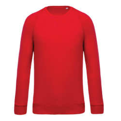 Sweat-shirt Bio col rond manches raglan homme