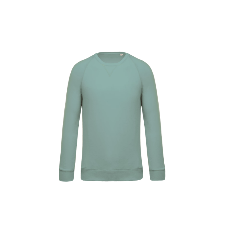 Sweat-shirt Bio col rond manches raglan homme Sweat-shirt Bio col rond manches raglan homme