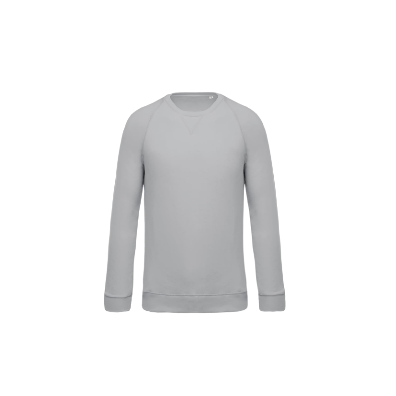 Sweat-shirt Bio col rond manches raglan homme Sweat-shirt Bio col rond manches raglan homme
