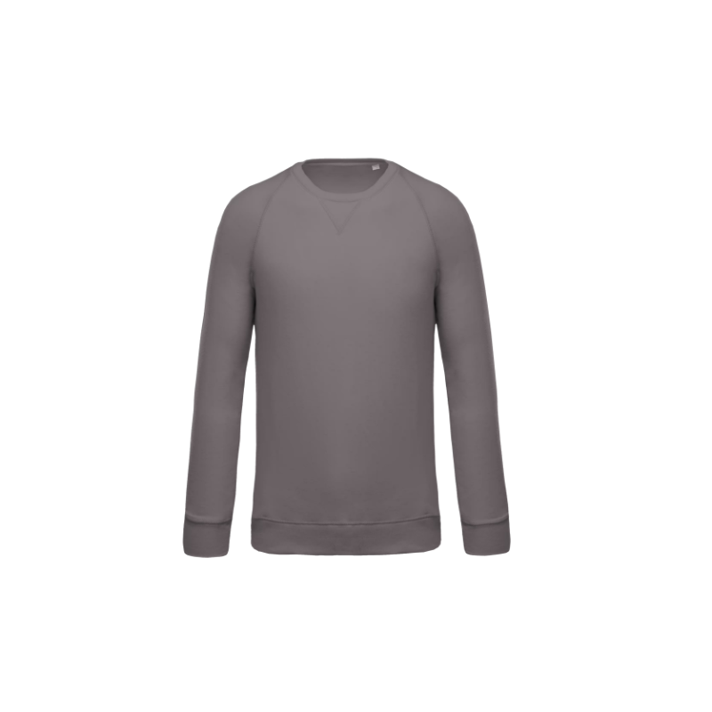 Sweat-shirt Bio col rond manches raglan homme Sweat-shirt Bio col rond manches raglan homme