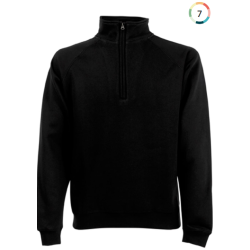 Sweat-shirt col zippé Premium (62-032-0)