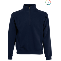 Sweat-shirt col zippé Premium (62-032-0)