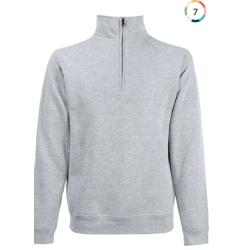 Sweat-shirt col zippé Premium (62-032-0)