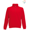 Sweat-shirt col zippé Premium (62-032-0)