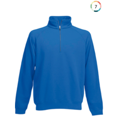 Sweat-shirt col zippé Premium (62-032-0)