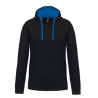Sweat-shirt capuche contrastée homme