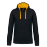 Sweat-shirt capuche contrastée homme