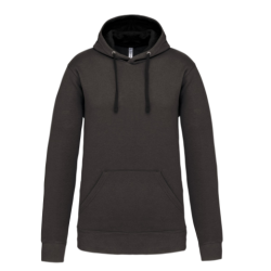Sweat-shirt capuche contrastée homme