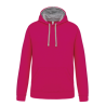 Sweat-shirt capuche contrastée homme