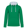 Sweat-shirt capuche contrastée homme