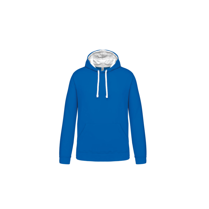Sweat-shirt capuche contrastée homme Sweat-shirt capuche contrastée homme