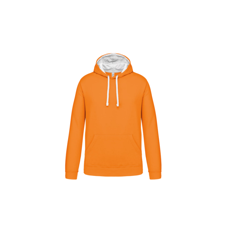 Sweat-shirt capuche contrastée homme Sweat-shirt capuche contrastée homme