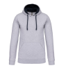 Sweat-shirt capuche contrastée homme