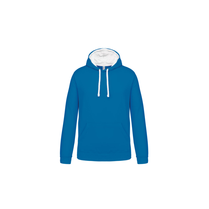 Sweat-shirt capuche contrastée homme Sweat-shirt capuche contrastée homme