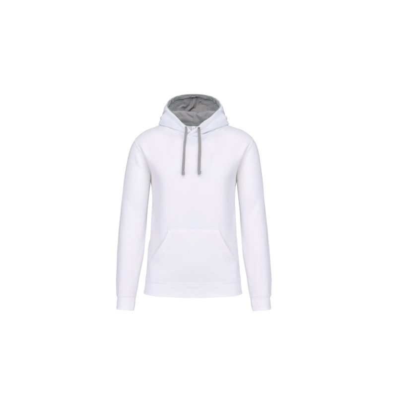 Sweat-shirt capuche contrastée homme Sweat-shirt capuche contrastée homme