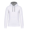 Sweat-shirt capuche contrastée homme