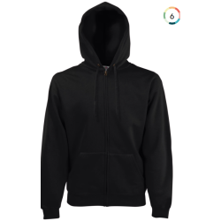 Sweat-shirt homme zippé capuche Classic