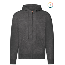 Sweat-shirt homme zippé capuche Classic