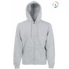 Sweat-shirt homme zippé capuche Classic