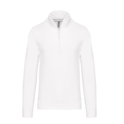 Sweat-shirt col zippé homme