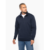 Sweat-shirt col zippé homme