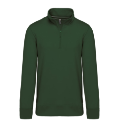 Sweat-shirt col zippé homme