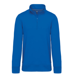 Sweat-shirt col zippé homme