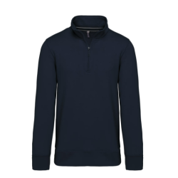 Sweat-shirt col zippé homme