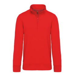 Sweat-shirt col zippé homme