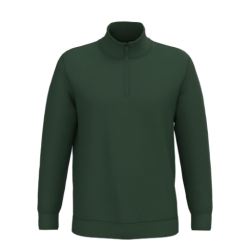 Sweat-shirt col zippé homme