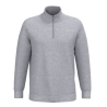 Sweat-shirt col zippé homme