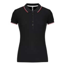 Polo manches courtes femme