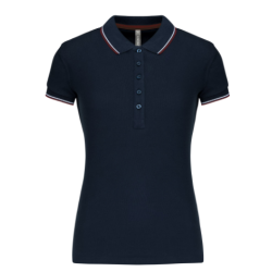 Polo manches courtes femme
