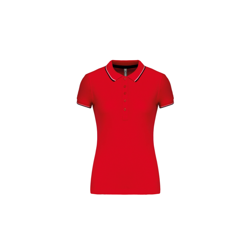 Polo manches courtes femme