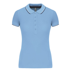Polo manches courtes femme