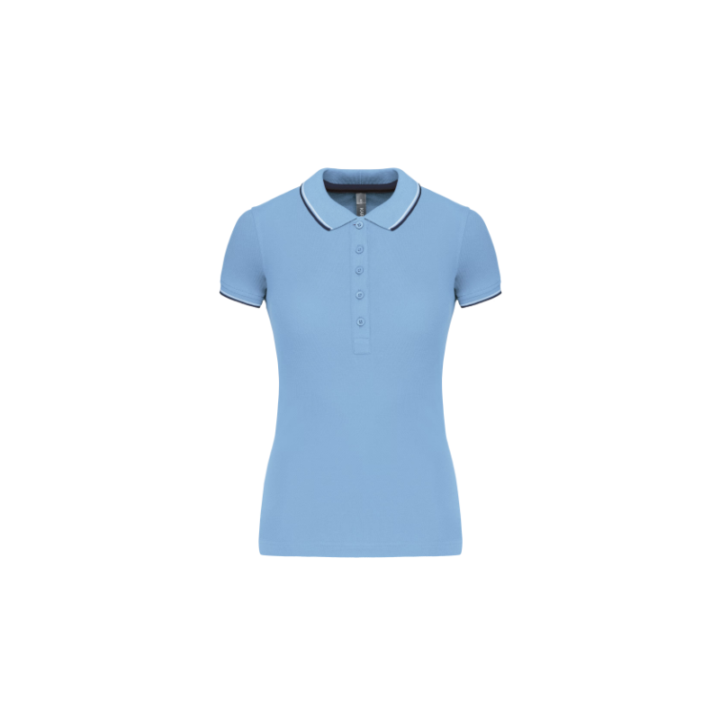 Polo manches courtes femme